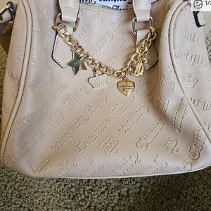 Juicy Couture Pink Embossed Shoulder Bag